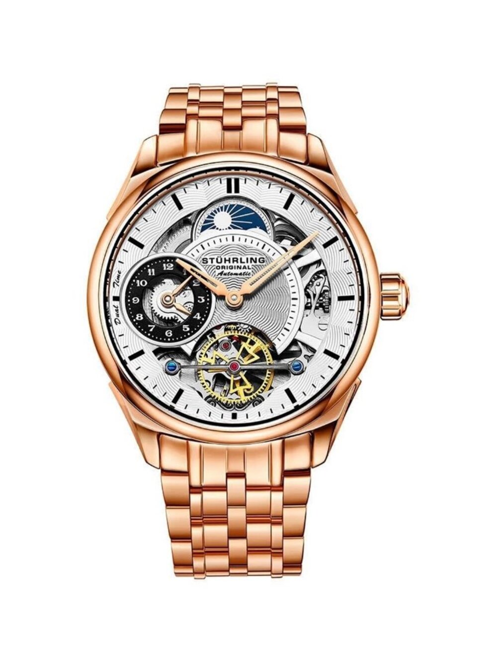 NWT Stuhrling Original Legacy Automatic Silver Dial Men's Watch